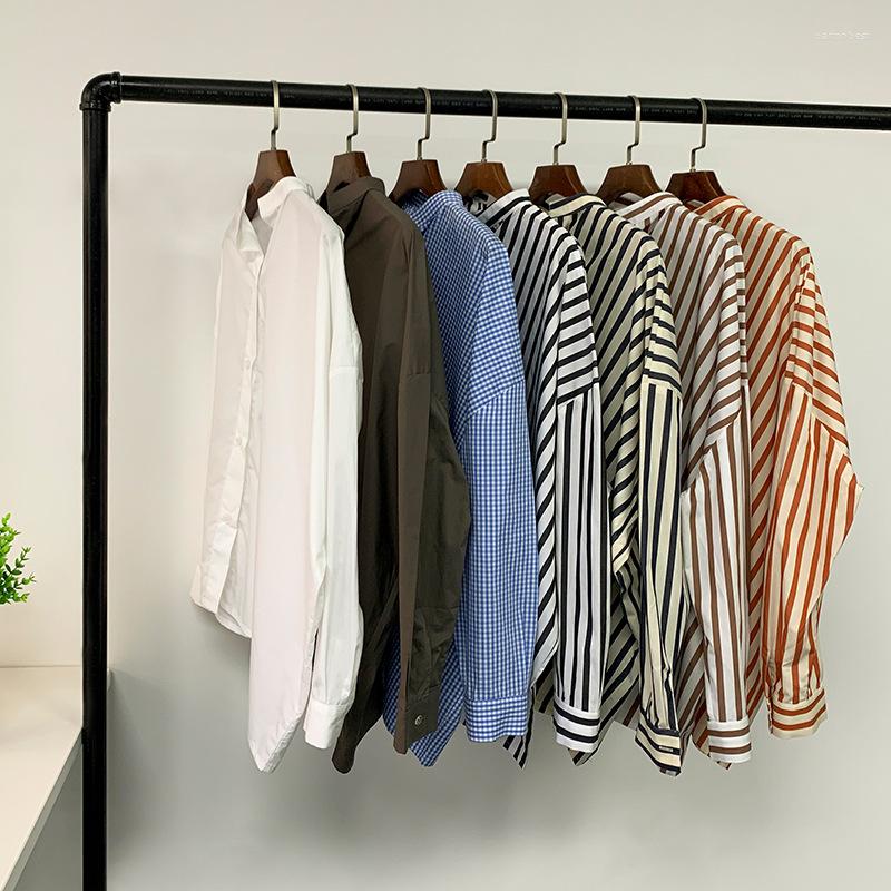 Women's Blouses Women Plaid Stripes Print Shirt Lady Single-Breasted Office Wear Long Sleeve Irregular Blouse Female Clothing Top 2023, Dark gray
Women's Blouses Women Plaid Stripes Print Shirt Lady Single-Breasted Office Wear Long Sleeve Irregular Blouse Female Clothing Top 2023, Dark gray