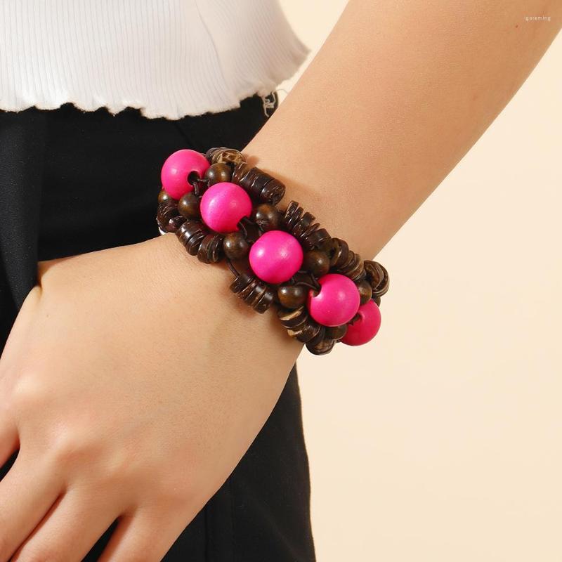 Strand Handmade Wood Beads Bracelets For Women Bohemian Charm Elastic String Bracelet Fashion Jewelry Accessories Gift 2023
Strand Handmade Wood Beads Bracelets For Women Bohemian Charm Elastic String Bracelet Fashion Jewelry Accessories Gift 2023