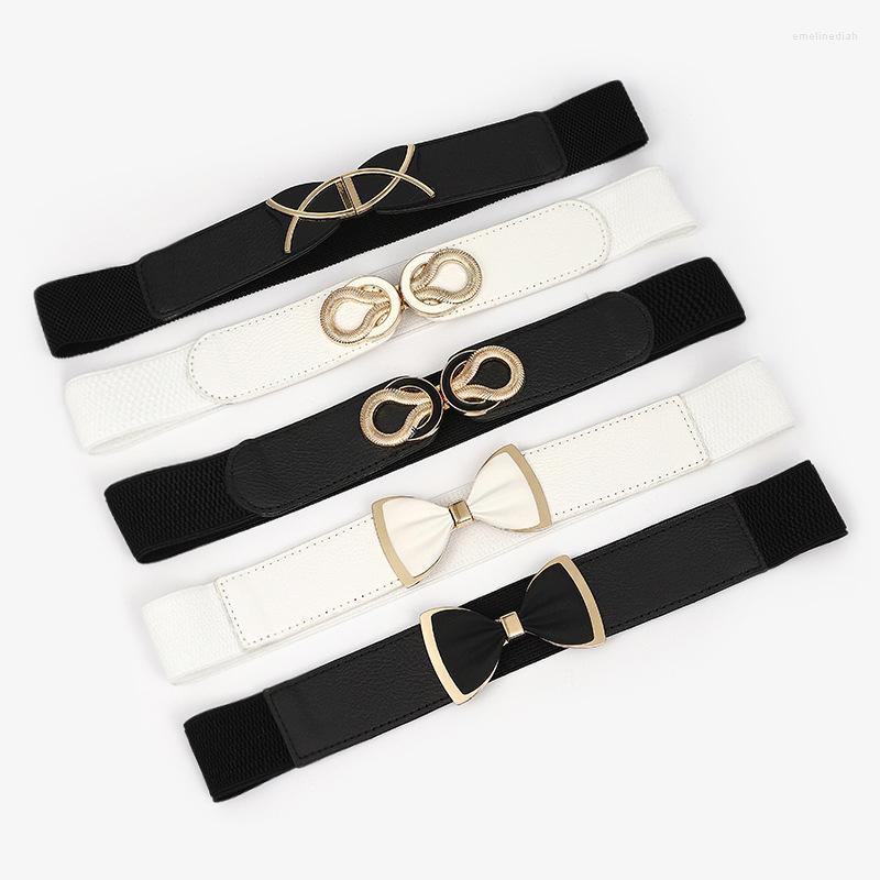 Belts Women's Elastic Wide Waist Belt Stretchy Classic Cinch Fashion Waistband For Dresses Women Luxury Designer Brand, Black
Belts Women's Elastic Wide Waist Belt Stretchy Classic Cinch Fashion Waistband For Dresses Women Luxury Designer Brand, Black