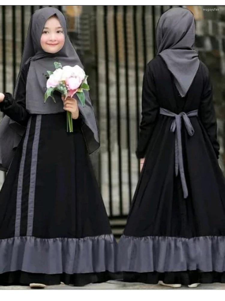Ethnic Clothing 2Pcs Muslim Ramadan Prayer Dress Abaya Sets Children Girls Eid Khimar Hijab Arab Kids Long Robe Headscarf Jilbab Kaftan Gown
Ethnic Clothing 2Pcs Muslim Ramadan Prayer Dress Abaya Sets Children Girls Eid Khimar Hijab Arab Kids Long Robe Headscarf Jilbab Kaftan Gown