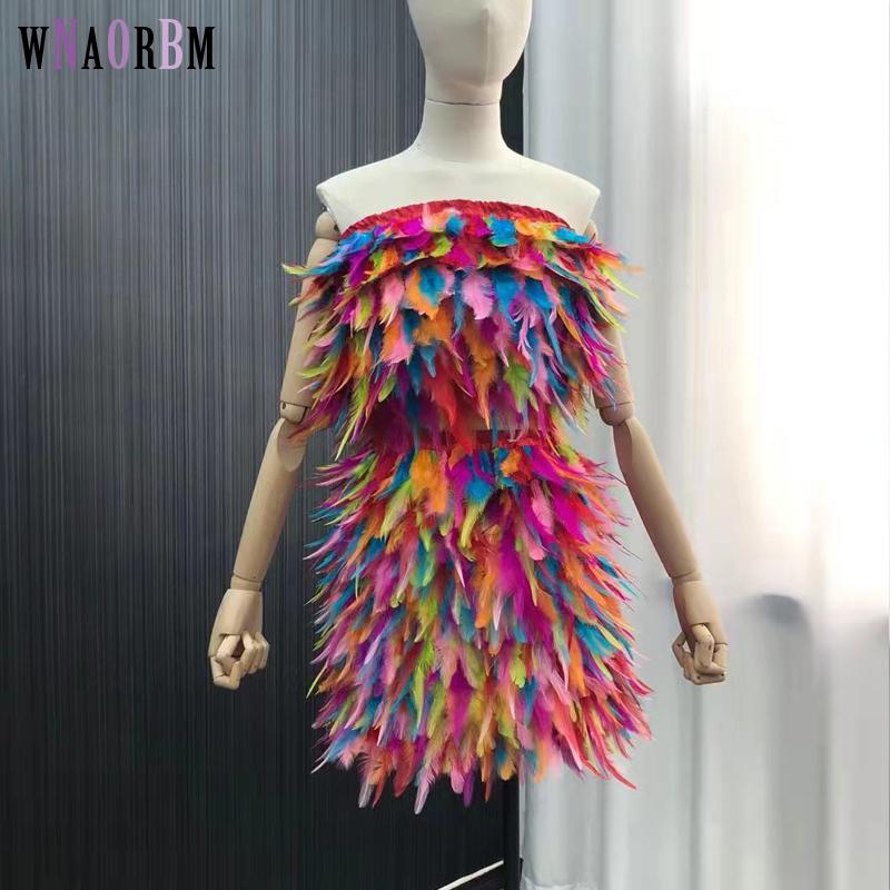 Fur The latest 100% natural Turkey Feather bra underwear Turkey Feather short skirt women's fur coat Turkey has thick feathers, Wrap chest 04
Fur The latest 100% natural Turkey Feather bra underwear Turkey Feather short skirt women's fur coat Turkey has thick feathers, Wrap chest 04
