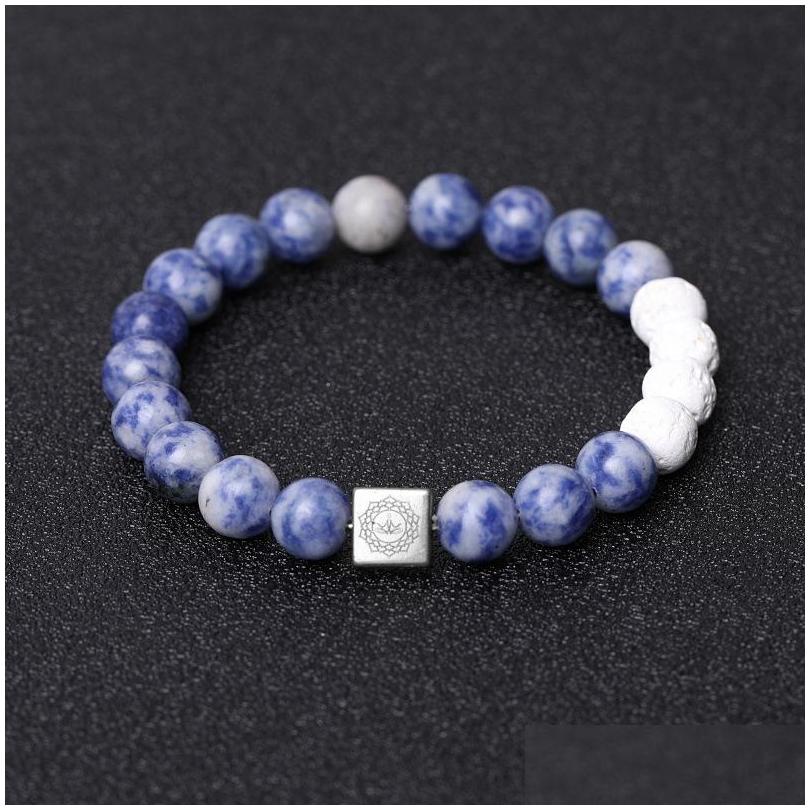 Charm Bracelets Yoga Meditation Charms White Lava Stone Beads Bracelet Lover Handmade Women Men Energy Stones Couple Bangles Jewelry Dhp1X
Charm Bracelets Yoga Meditation Charms White Lava Stone Beads Bracelet Lover Handmade Women Men Energy Stones Couple Bangles Jewelry Dhp1X