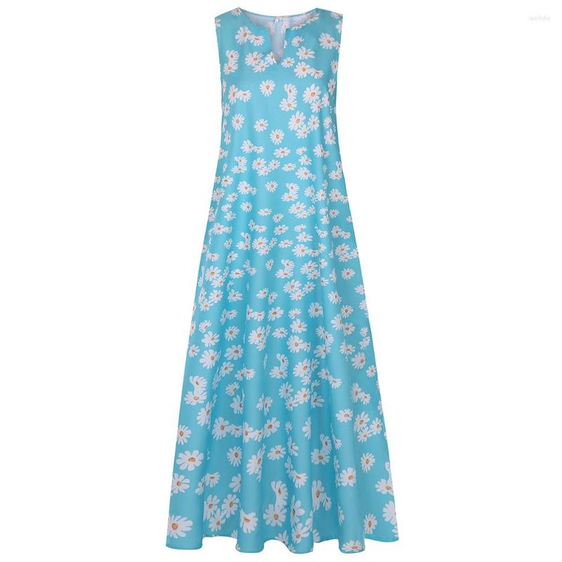 Casual Dresses 2023 Vest For Women Little Daisy Print Fashion Sleeveless V-collar Loose Boho Maxi Dress Ankle-Length Holiday, White
Casual Dresses 2023 Vest For Women Little Daisy Print Fashion Sleeveless V-collar Loose Boho Maxi Dress Ankle-Length Holiday, White