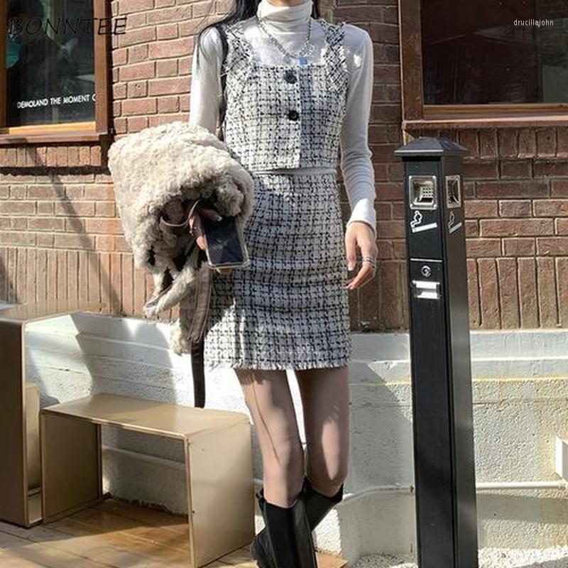 Work Dresses Sets Women Plaid Square Collar Spring Sleeveless Fashion Korean Style Mujer De Moda Crop Female Outfits Two Piece Casual Daily, White set
Work Dresses Sets Women Plaid Square Collar Spring Sleeveless Fashion Korean Style Mujer De Moda Crop Female Outfits Two Piece Casual Daily, White set
