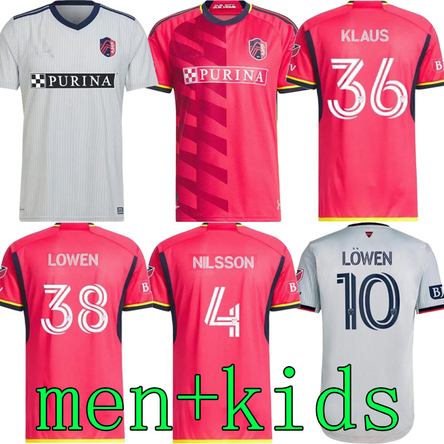 2023 2024 St. L ouis City SOCCER JERSEYS HOME Away st Louis''RED' SC white men+kids kit NILSSON KLAUSS NELSON GIOACCHINI VASSILEV BELL PIDRO FOOTBALL SHIRT
2023 2024 St. L ouis City SOCCER JERSEYS HOME Away st Louis''RED' SC white men+kids kit NILSSON KLAUSS NELSON GIOACCHINI VASSILEV BELL PIDRO FOOTBALL SHIRT