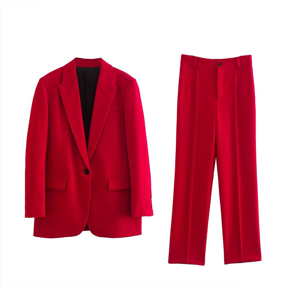 Pants ZAA2022 Fall Ladies Fashion New Retro Casual Lapel Single Button Flap Pocket Design Office Classic High Quality Loose Blazer, As shown
Pants ZAA2022 Fall Ladies Fashion New Retro Casual Lapel Single Button Flap Pocket Design Office Classic High Quality Loose Blazer, As shown