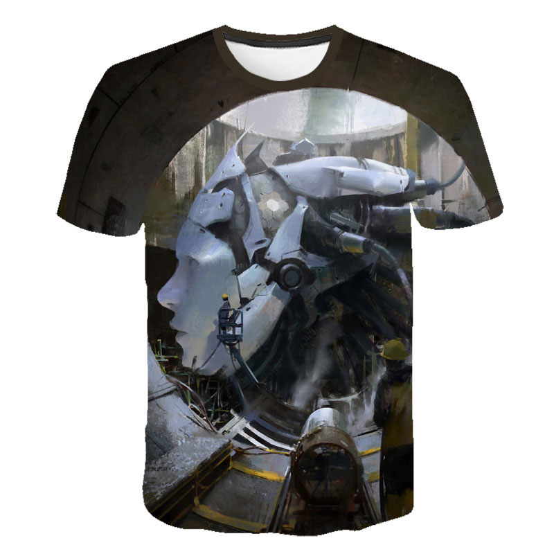 Liqin Men's T-Shirts Summer 3D Print Robot Future Technology Theme Costume T-shirt Boy Girl Short Sleeve Tops, Ts6401
Liqin Men's T-Shirts Summer 3D Print Robot Future Technology Theme Costume T-shirt Boy Girl Short Sleeve Tops, Ts6401
