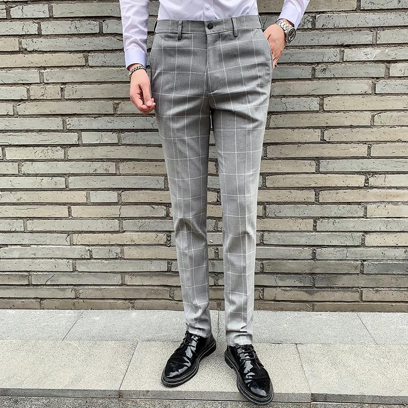 Men's Suits 2023 Black Gray Plaid Dress Pants Slim Fit Pantalones Hombre Business Pantalon Homme Classique Men Suit Formal Mens
Men's Suits 2023 Black Gray Plaid Dress Pants Slim Fit Pantalones Hombre Business Pantalon Homme Classique Men Suit Formal Mens
