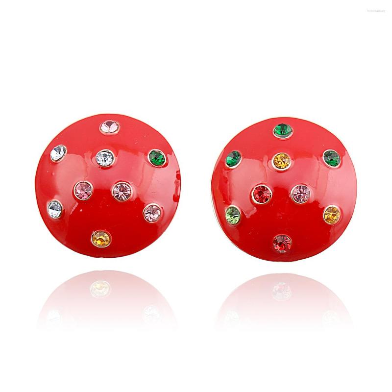 Necklace Earrings Set Round Colorful Enameled Trendy Stud Ring And Bohemian Crystal Fashion For Women, Picture shown
Necklace Earrings Set Round Colorful Enameled Trendy Stud Ring And Bohemian Crystal Fashion For Women, Picture shown