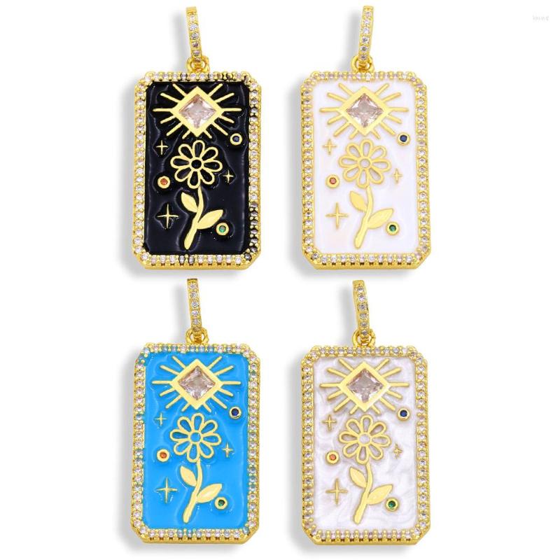 Pendant Necklaces OCESRIO Fashion Large Flower Pendants For Necklace Making Copper Gold Plated Enamel CZ Big Charm Findings Diy Pdta449
Pendant Necklaces OCESRIO Fashion Large Flower Pendants For Necklace Making Copper Gold Plated Enamel CZ Big Charm Findings Diy Pdta449