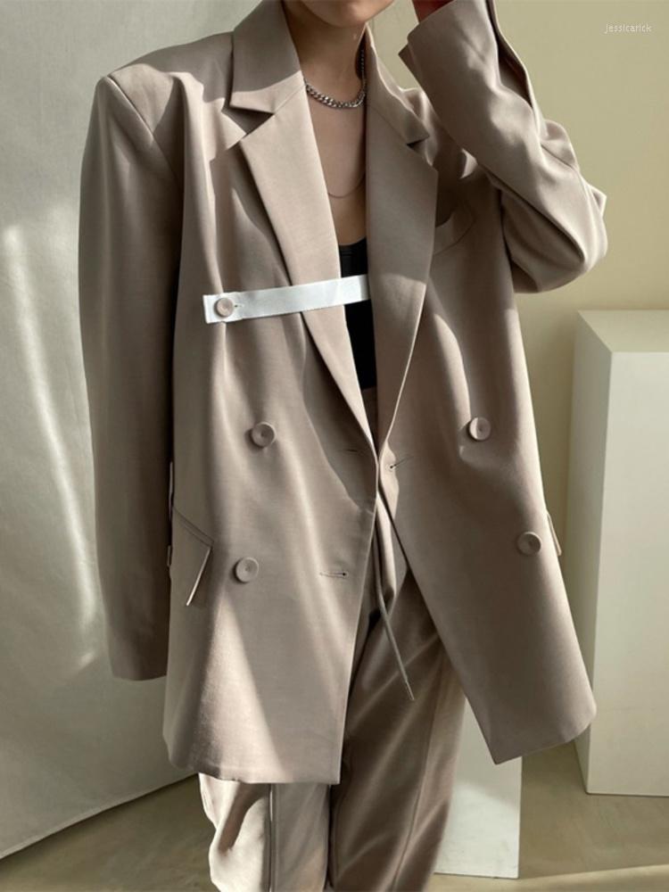 Women' Suits Women Fashionable Lace Up Double Breasted Blazer Coat Long Sleeve Notched Suit Jacket 2023 Spring Autumn Tide Top Y070, Apricot suit
Women' Suits Women Fashionable Lace Up Double Breasted Blazer Coat Long Sleeve Notched Suit Jacket 2023 Spring Autumn Tide Top Y070, Apricot suit