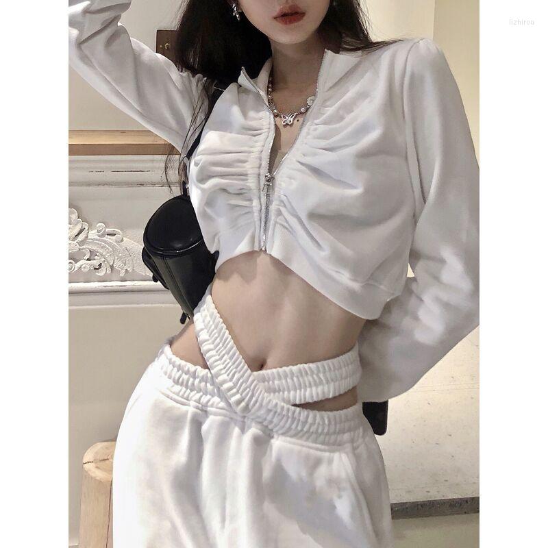 Women's Two Piece Pants Sexy Summer And Spring Women Sets Short Shirt Long Sleeve Korean Style Cool Soft Design Fashion For Girls, White sets
Women's Two Piece Pants Sexy Summer And Spring Women Sets Short Shirt Long Sleeve Korean Style Cool Soft Design Fashion For Girls, White sets