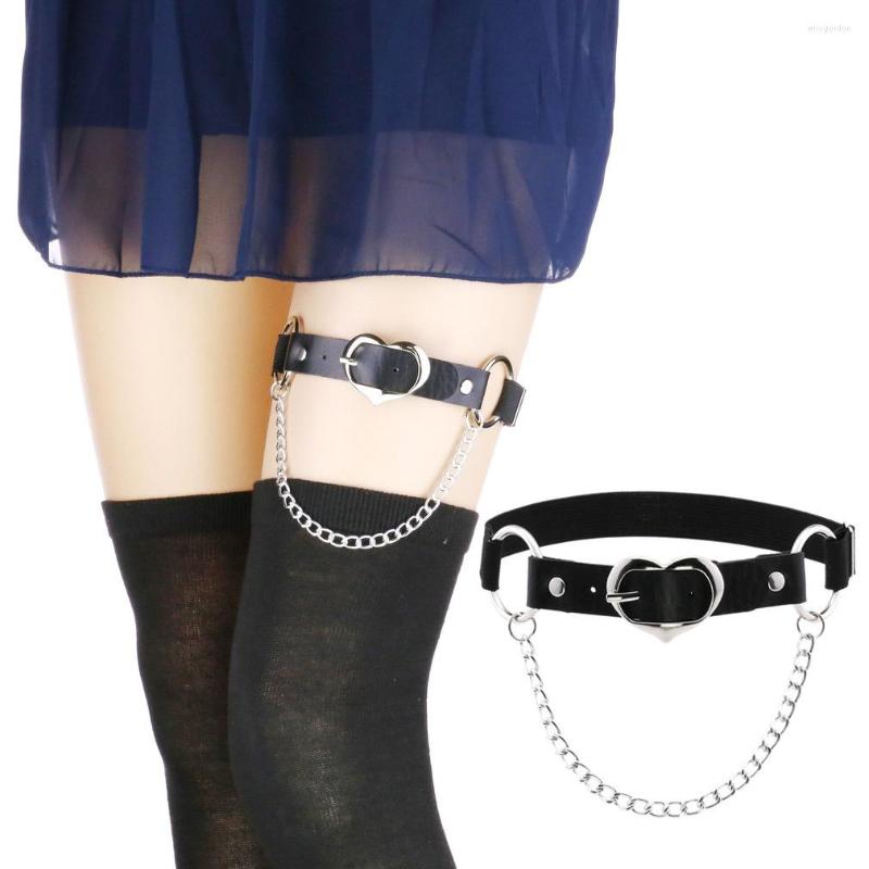 Anklets Punk Heart Leg Strap Belt Chain Thigh Harness Women Girls Goth Cosplay Accessories Harajuku Egirl Jewelry
Anklets Punk Heart Leg Strap Belt Chain Thigh Harness Women Girls Goth Cosplay Accessories Harajuku Egirl Jewelry