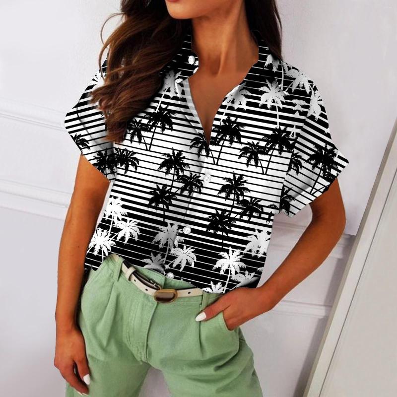 Women's Blouses Graphic Shirts For Women 2023 Ladies Fashion Tops Turndown Collar Printing Casual Short Blouse Business
Women's Blouses Graphic Shirts For Women 2023 Ladies Fashion Tops Turndown Collar Printing Casual Short Blouse Business