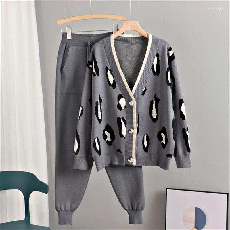 Women's Two Piece Pants Autumn Winter Oversized Women Cardigan Sweater Tracksuits Korean Fashion Leopard Knitted Jumper Suits Harem Pieces, Red
Women's Two Piece Pants Autumn Winter Oversized Women Cardigan Sweater Tracksuits Korean Fashion Leopard Knitted Jumper Suits Harem Pieces, Red