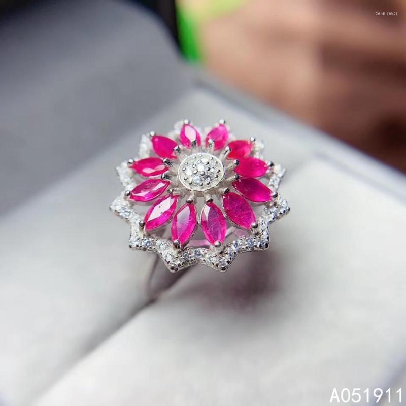 Cluster Rings KJJEAXCMY Fine Jewelry Natural Ruby 925 Sterling Silver Gemstone Women Ring Support Test Noble
Cluster Rings KJJEAXCMY Fine Jewelry Natural Ruby 925 Sterling Silver Gemstone Women Ring Support Test Noble