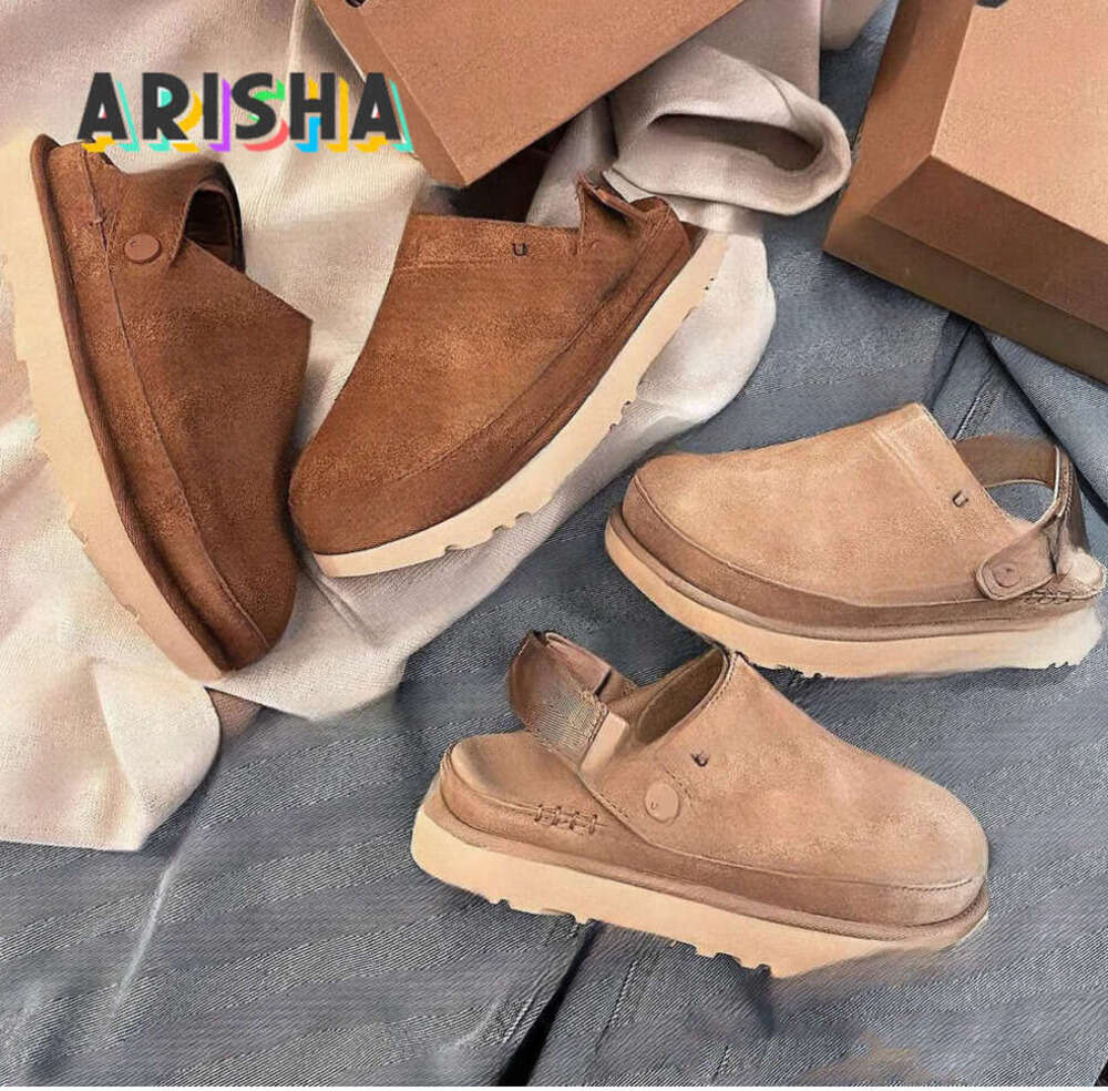 UGGsity slippers Clog Slippers Boston Clogs golden star Beach Sandal Cross Slides Women Men ugh boot Tazz Tasman Fall Mustard Seed Chestnut Winter Summer GREEN HJHH