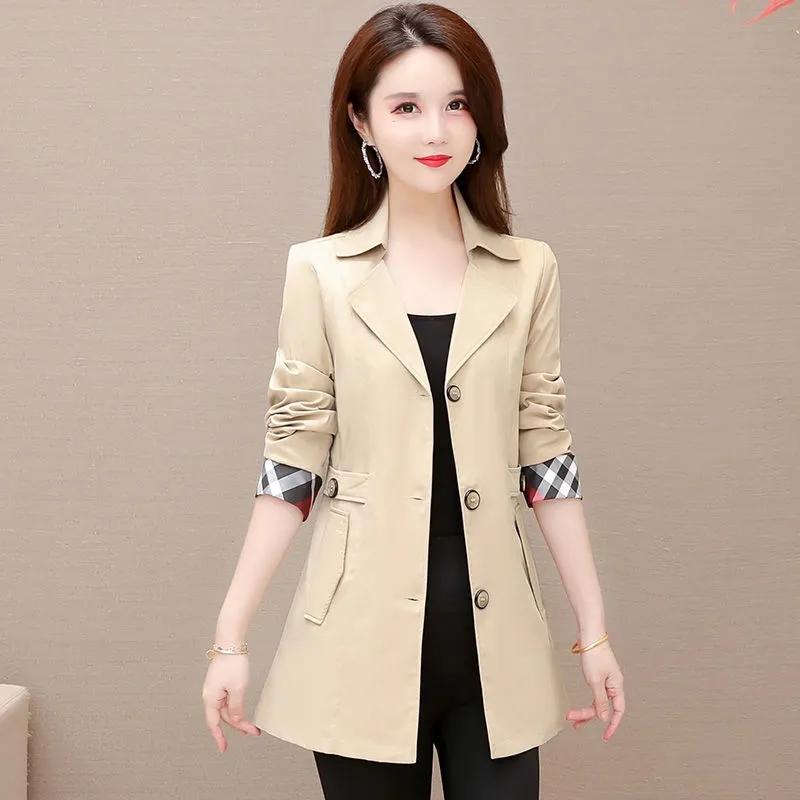 Raincoats 2022 New Spring Autumn Trench Coat Women's Clothes Fashion Slim Longsleeved Windbreaker Female Casual Outwear Gabardina Mujer, Red
Raincoats 2022 New Spring Autumn Trench Coat Women's Clothes Fashion Slim Longsleeved Windbreaker Female Casual Outwear Gabardina Mujer, Red