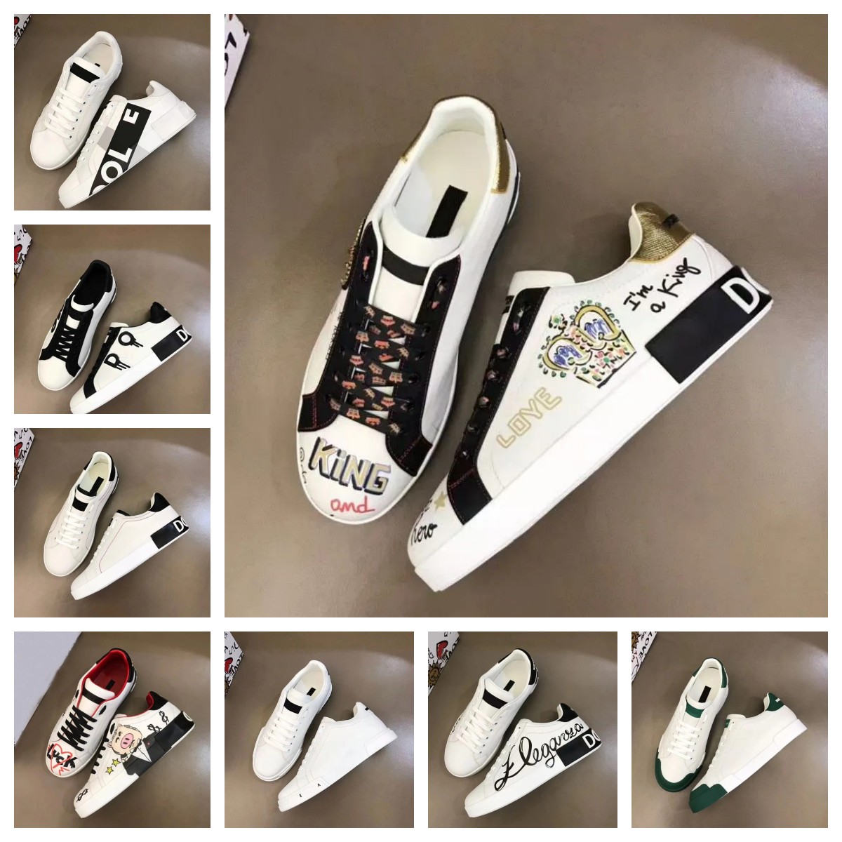 2023S/S Casual Runner Sneakers Shoes Men Women Portofins Calfskin Nappa White Black Skateboard Rubber Sole Sports Chunky Rubber Fabrics Outdoor Trainers EU 38-46, 30
2023S/S Casual Runner Sneakers Shoes Men Women Portofins Calfskin Nappa White Black Skateboard Rubber Sole Sports Chunky Rubber Fabrics Outdoor Trainers EU 38-46, 30