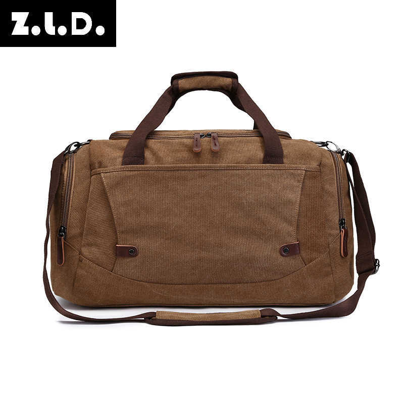 Style large capacity canvas travel bag men's and women's solid color luggage bag zipper travel bag 230420, Khaki
Style large capacity canvas travel bag men's and women's solid color luggage bag zipper travel bag 230420, Khaki