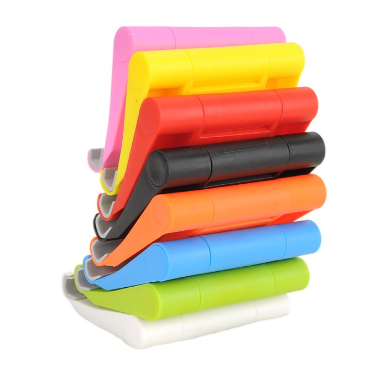 Creative multi-angle foldable cell phone mounts adjustment tablet PC stands rotating lazy stand desktop Tik Tok live broadcast mobile phone tablet hol