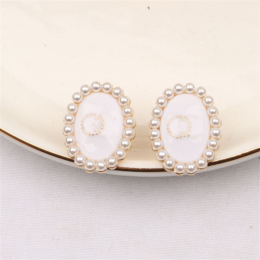 Double Pearl Wedding Earrings Letters Stud Clip Chain Jewerlry 18K Gold Plated Mixed Simple small dangle earings luxurious Women 925 Silver Crystal Rhinestone
Double Pearl Wedding Earrings Letters Stud Clip Chain Jewerlry 18K Gold Plated Mixed Simple small dangle earings luxurious Women 925 Silver Crystal Rhinestone