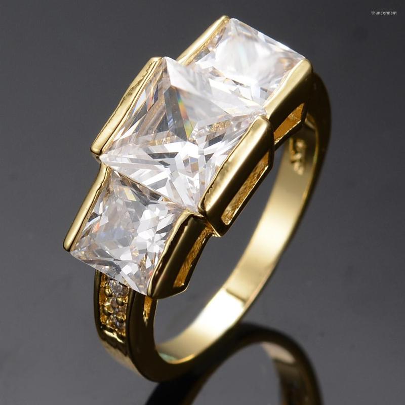 Wedding Rings Luxury Female White Crystal Stone Ring Big Yellow Gold Color For Women Vintage Bride Square Engagement
Wedding Rings Luxury Female White Crystal Stone Ring Big Yellow Gold Color For Women Vintage Bride Square Engagement