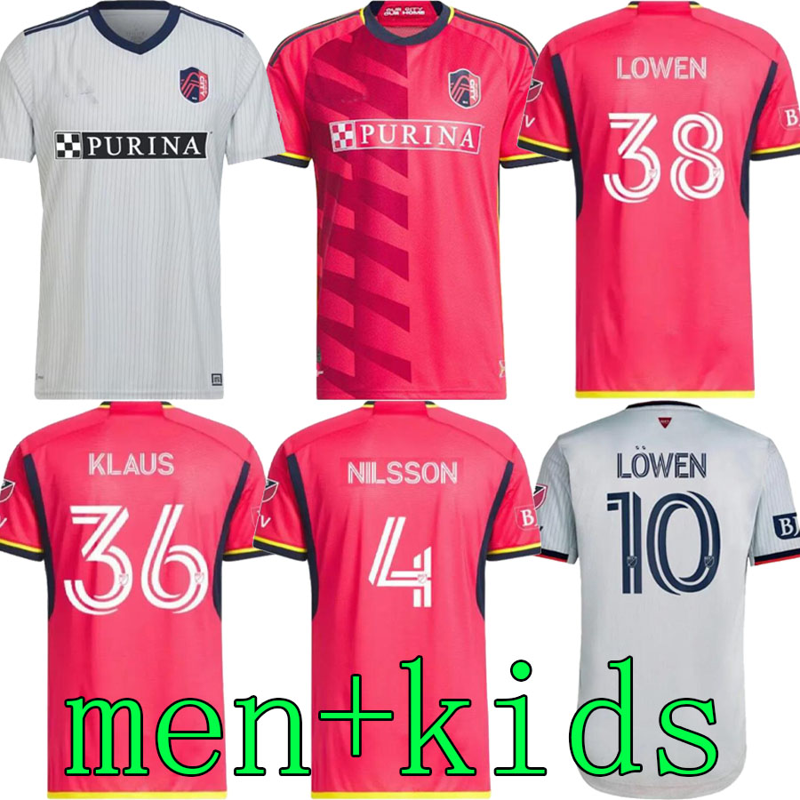 2023 24 St. L ouis City SOCCER JERSEYS Mens kids kit MLS HOME Away NEW st Louis''RED' SC white NILSSON KLAUSS NELSON GIOACCHINI VASSILEV BELL PIDRO FOOTBALL kit, Purple
2023 24 St. L ouis City SOCCER JERSEYS Mens kids kit MLS HOME Away NEW st Louis''RED' SC white NILSSON KLAUSS NELSON GIOACCHINI VASSILEV BELL PIDRO FOOTBALL kit, Purple