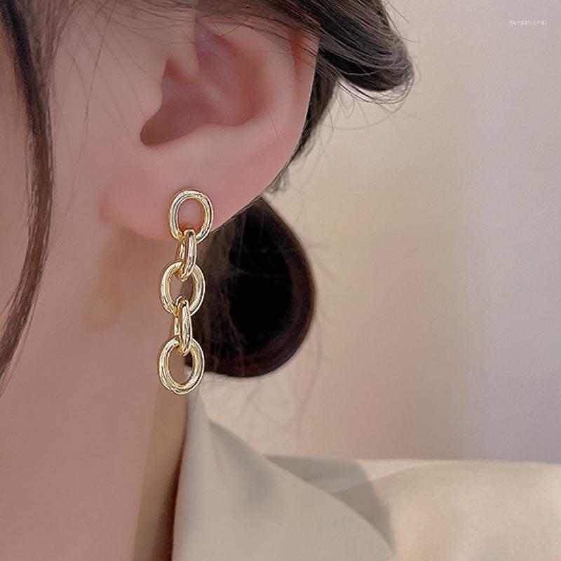 Dangle Earrings VSnow Hyperbole Gold Color Oval Shape Wide Chain Metal Earings For Women Luxury Long Tassel Jewellery
Dangle Earrings VSnow Hyperbole Gold Color Oval Shape Wide Chain Metal Earings For Women Luxury Long Tassel Jewellery