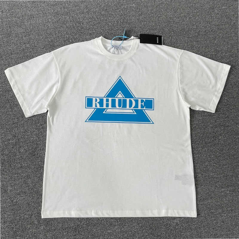 Designer Fashion Clothing Tees Hip hop TShirts Rhude American Triangle Slogan Printed Short Sleeved T-shirt Men's Trendy Brand Streetwear Tops Sportswear, White
Designer Fashion Clothing Tees Hip hop TShirts Rhude American Triangle Slogan Printed Short Sleeved T-shirt Men's Trendy Brand Streetwear Tops Sportswear, White