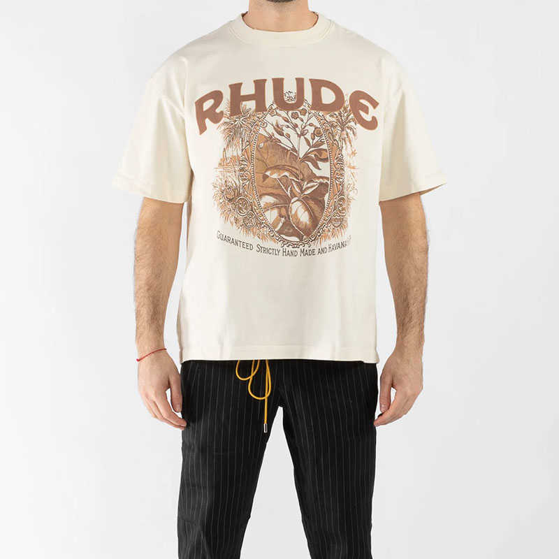 Designer Fashion Clothing Tees Hip hop TShirts Rhude American High Street Summer Flower Print Loose T-shirt Summer men women Streetwear Tops Sportswear, White
Designer Fashion Clothing Tees Hip hop TShirts Rhude American High Street Summer Flower Print Loose T-shirt Summer men women Streetwear Tops Sportswear, White