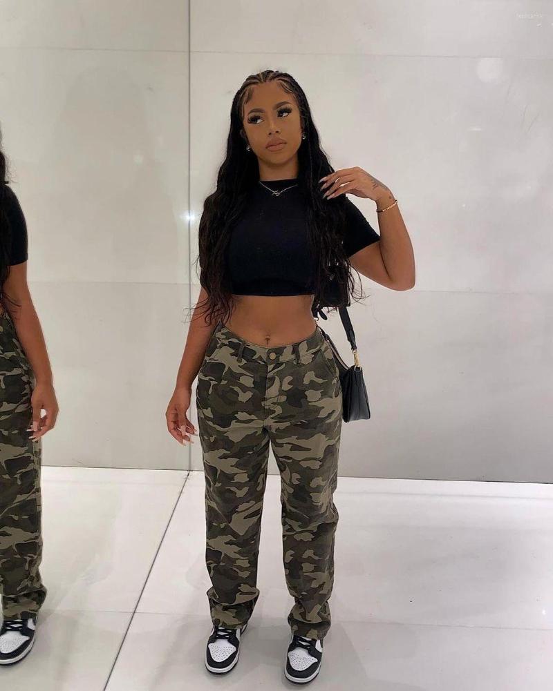 Women' Pants GPBD 2023 Fahsion Women Street Casual Style Long Buttons Pockets Camouflage Straight Leg
Women' Pants GPBD 2023 Fahsion Women Street Casual Style Long Buttons Pockets Camouflage Straight Leg