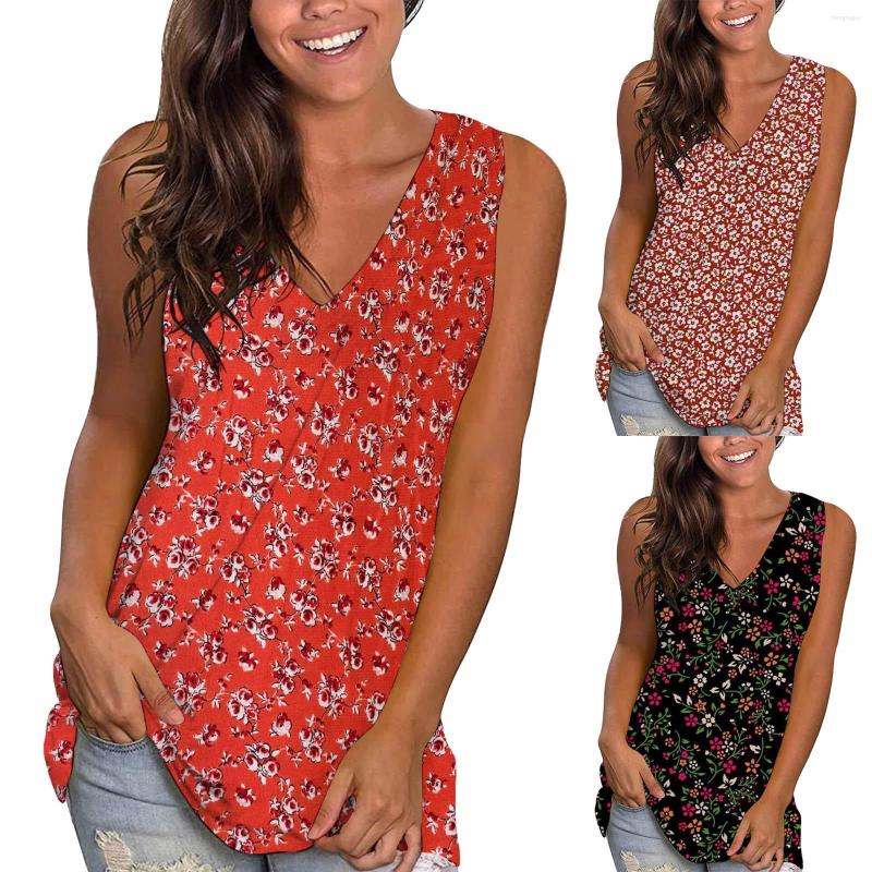 Women' Tanks V Neck Printed Sleeveless Vest Top For Summer Women' Wear Tops, Black
Women' Tanks V Neck Printed Sleeveless Vest Top For Summer Women' Wear Tops, Black