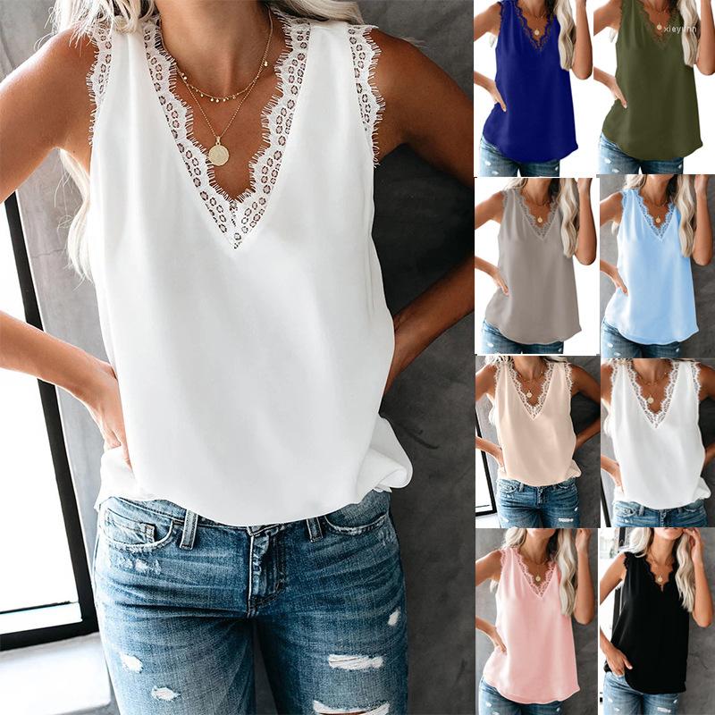 Women's Tanks Sexy Vest V-Neck Lace Patchwork Black White Shirt Women Blouses Sleeveless Casual Loose Summer Beach Tops Plus Size 3XL, Armygreen
Women's Tanks Sexy Vest V-Neck Lace Patchwork Black White Shirt Women Blouses Sleeveless Casual Loose Summer Beach Tops Plus Size 3XL, Armygreen