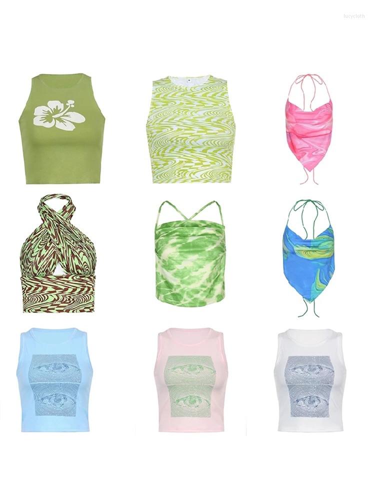 Women' Tanks Y2k Sexy Camis Tank Top Green Crop Tops Summer Vintage Harajuku Strappy Aesthetic Fairy Streetwear Sleeveless Bandage, F2-white
Women' Tanks Y2k Sexy Camis Tank Top Green Crop Tops Summer Vintage Harajuku Strappy Aesthetic Fairy Streetwear Sleeveless Bandage, F2-white