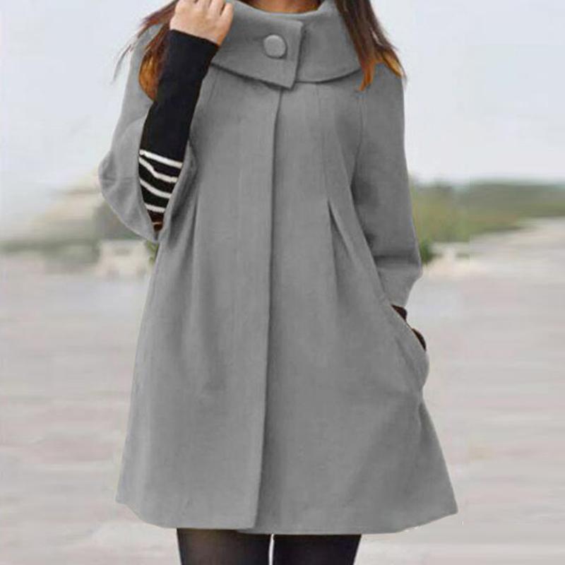 Fur 2022 Autumn Winter Solid Wool Cardigan Women Casual High Neck Button Long Top Outerwear Fashion Half Sleeve Pocket Jacket Coats, 02 black 
Fur 2022 Autumn Winter Solid Wool Cardigan Women Casual High Neck Button Long Top Outerwear Fashion Half Sleeve Pocket Jacket Coats, 02 black