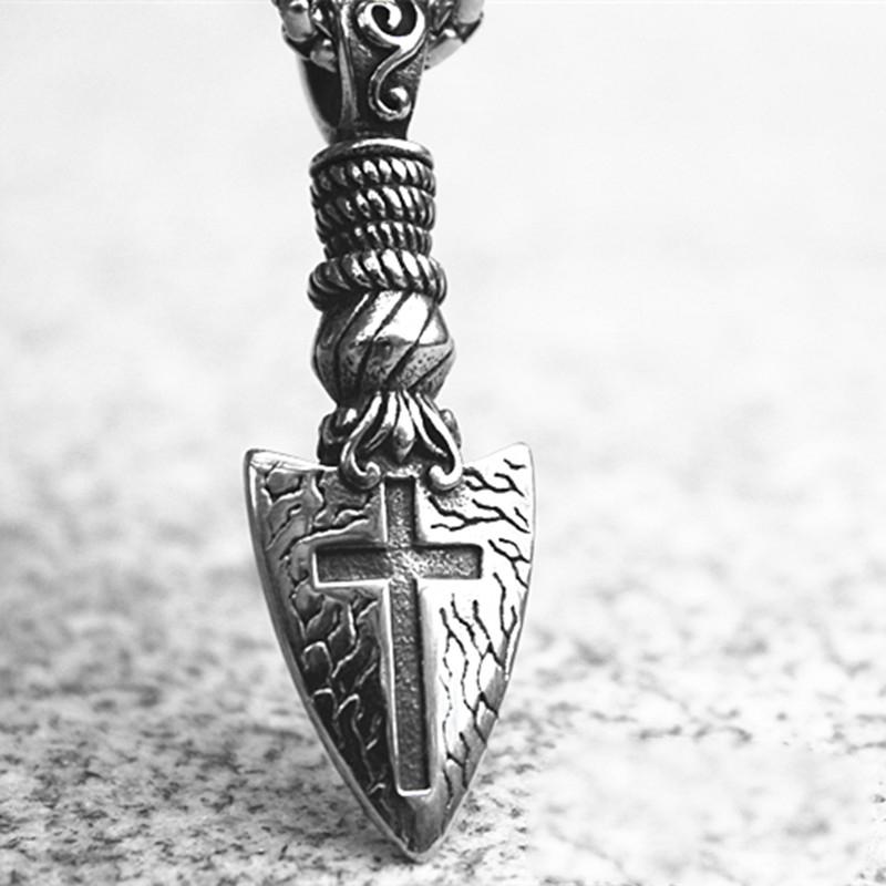 Pendant Necklaces Susuk Handmade Vintage Domineering Solid Double Sided Carved Cross Shovel Men Women's Jewelry NecklacePendant
Pendant Necklaces Susuk Handmade Vintage Domineering Solid Double Sided Carved Cross Shovel Men Women's Jewelry NecklacePendant