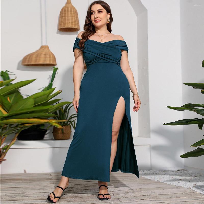 Plus Size Dresses Women Summer Fashion Sexy Knitted Party Casual Large Female Solid Color Slit Elegant Dress, Wine
Plus Size Dresses Women Summer Fashion Sexy Knitted Party Casual Large Female Solid Color Slit Elegant Dress, Wine