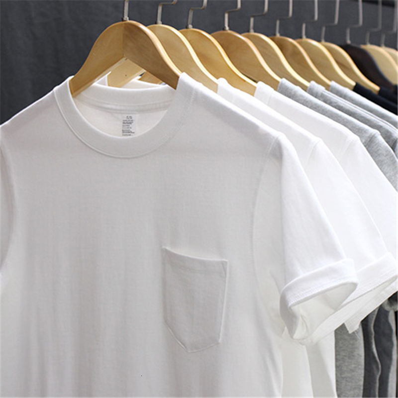 Men's T-Shirts 260g Heavy Weight Men's T-Shirt Summer Retro Simple Handsome Chic Casual Soft Solid Color Cotton Pocket Short Sleeve O-Neck Tees 230420, White
Men's T-Shirts 260g Heavy Weight Men's T-Shirt Summer Retro Simple Handsome Chic Casual Soft Solid Color Cotton Pocket Short Sleeve O-Neck Tees 230420, White