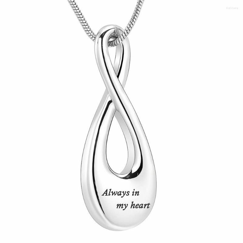 Pendant Necklaces LL012 Love You Infinity Cremation Jewelry Carved Always In My Heart Memoria Urn Necklace For Ashes Keepsake
Pendant Necklaces LL012 Love You Infinity Cremation Jewelry Carved Always In My Heart Memoria Urn Necklace For Ashes Keepsake