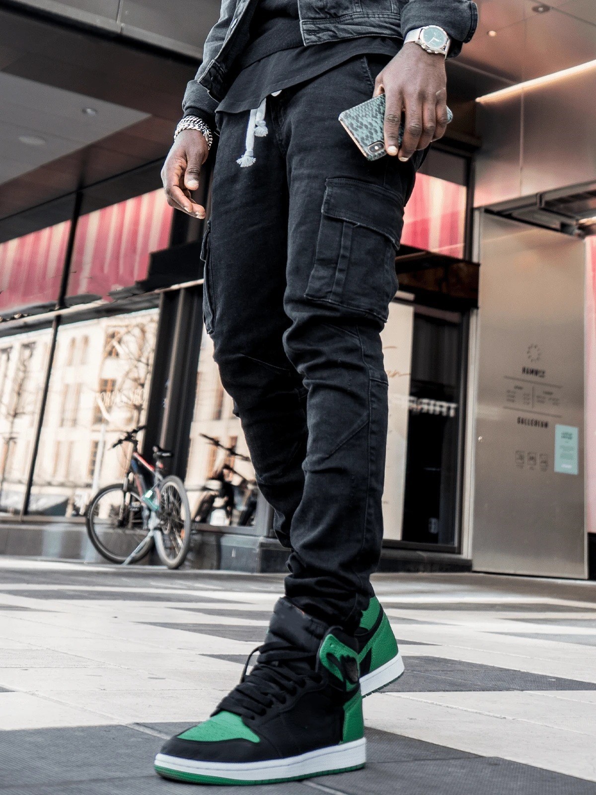 Mens Jeans, Casual Cotton Denim Trousers, Multi Pocket Cargo Fashion Pencil Side Pockets, Collection