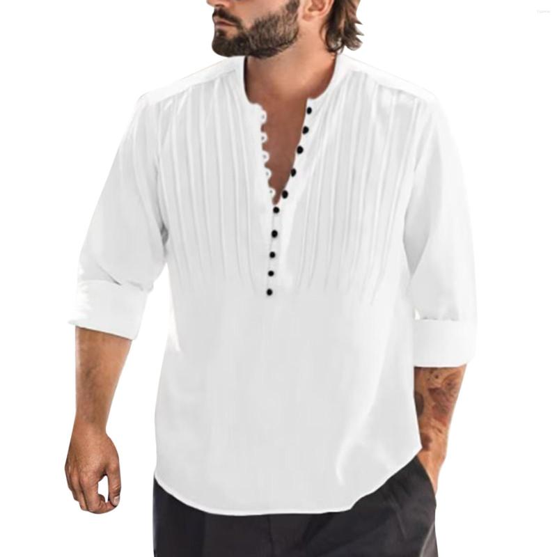 Men' Casual Shirts Cotton Linen Men' Long-sleeve Button Down Summer Harajuku Solid Stand-up Collar Blouses Boho Beach Camisas Blusas, Black
Men' Casual Shirts Cotton Linen Men' Long-sleeve Button Down Summer Harajuku Solid Stand-up Collar Blouses Boho Beach Camisas Blusas, Black