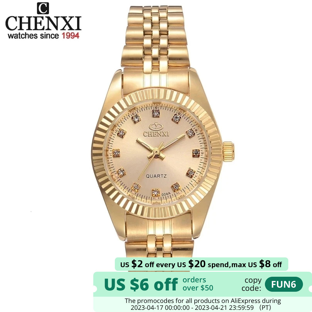 Women's Watches CHENXI Brand Top Luxury Ladies Gold Watch Women Golden Clock Female Women Dress Quartz Waterproof Watches Feminine 230419, 004a ipg white
Women's Watches CHENXI Brand Top Luxury Ladies Gold Watch Women Golden Clock Female Women Dress Quartz Waterproof Watches Feminine 230419, 004a ipg white