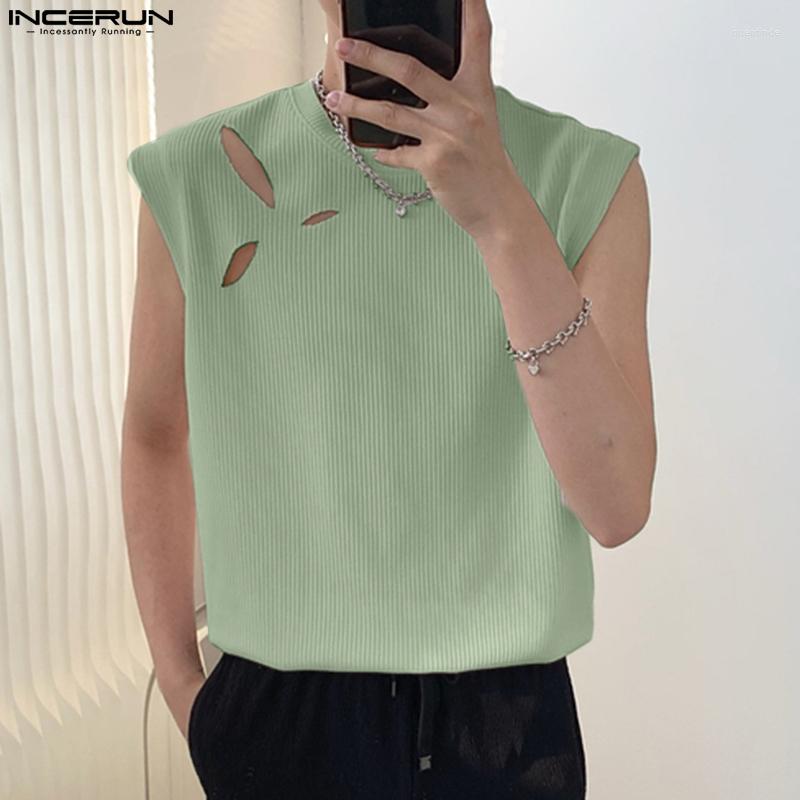 Men' Tank Tops INCERUN 2023 Men Solid Color Hollow Out O-neck Sleeveless Casual Vests Summer Streetwear Sexy Stylish Clothing, Black
Men' Tank Tops INCERUN 2023 Men Solid Color Hollow Out O-neck Sleeveless Casual Vests Summer Streetwear Sexy Stylish Clothing, Black