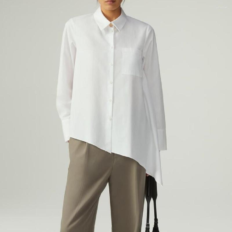 Women's Blouses UNIZERA 2023 Spring Women's Clothing Personality Design Straight Loose Poplin Asymmetrical Shirt Female 2281545, White
Women's Blouses UNIZERA 2023 Spring Women's Clothing Personality Design Straight Loose Poplin Asymmetrical Shirt Female 2281545, White
