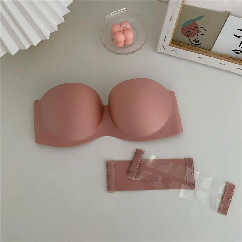 Bras 2023 Strapless Bra Push Up Women Without Straps Sexy Bralette Backless Pitted Female Invisible Underwear