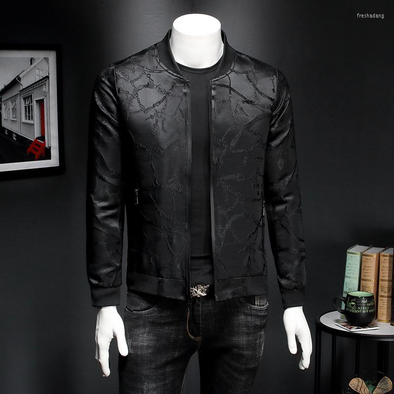Men's Jackets Vintage Black Spring Slim Fit Jacquard Jacket Coat Men High Quality 5xl Chaqueta Hombre Casual Bomber Outfit
Men's Jackets Vintage Black Spring Slim Fit Jacquard Jacket Coat Men High Quality 5xl Chaqueta Hombre Casual Bomber Outfit