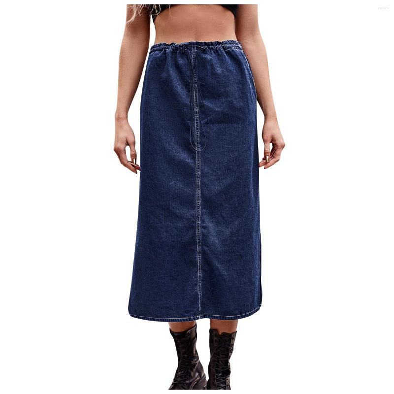 Skirts Summer Women' Long Denim Wrap 2023 Classic High Waist Jeans Straight Side Casual A-Line Pencil Female, Blue
Skirts Summer Women' Long Denim Wrap 2023 Classic High Waist Jeans Straight Side Casual A-Line Pencil Female, Blue