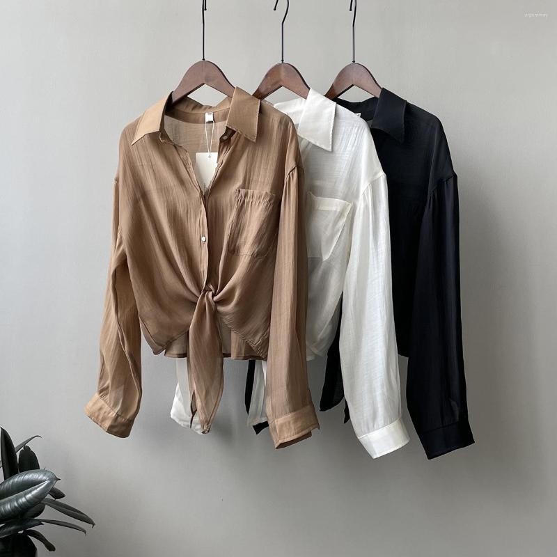 Women's Blouses VANOVICH Lightweight Solid Belt Shirt Women's Spring And Summer 2023 Temperament Sunscreen Loose Long Sleeve Casual, Beige
Women's Blouses VANOVICH Lightweight Solid Belt Shirt Women's Spring And Summer 2023 Temperament Sunscreen Loose Long Sleeve Casual, Beige