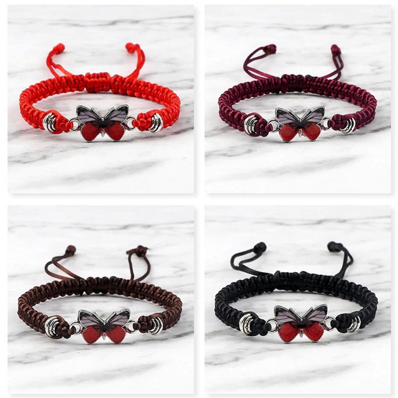 Charm Bracelets Handmade Braided String Bracelet For Women Butterfly Pendant Adjustable Bracelets&Bangles Fashion Girl Jewelry Gifts
Charm Bracelets Handmade Braided String Bracelet For Women Butterfly Pendant Adjustable Bracelets&Bangles Fashion Girl Jewelry Gifts